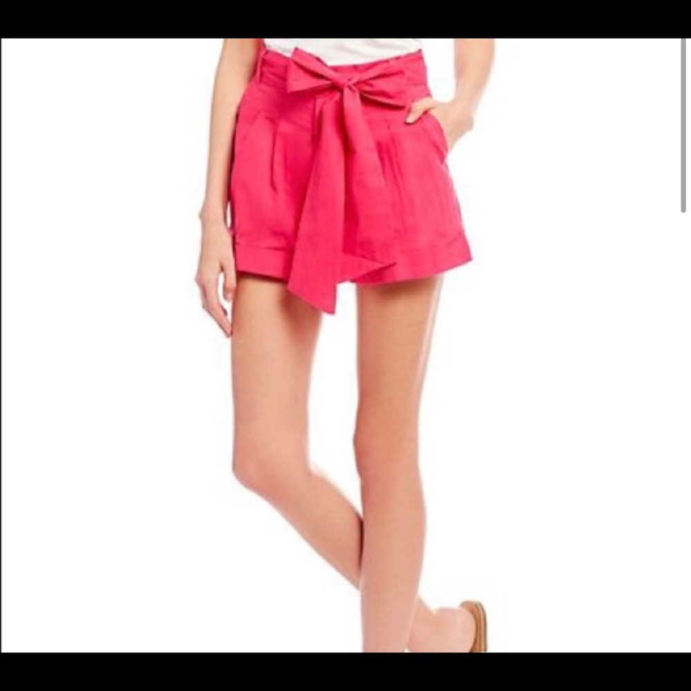 Lauren James Pink Bow Shorts